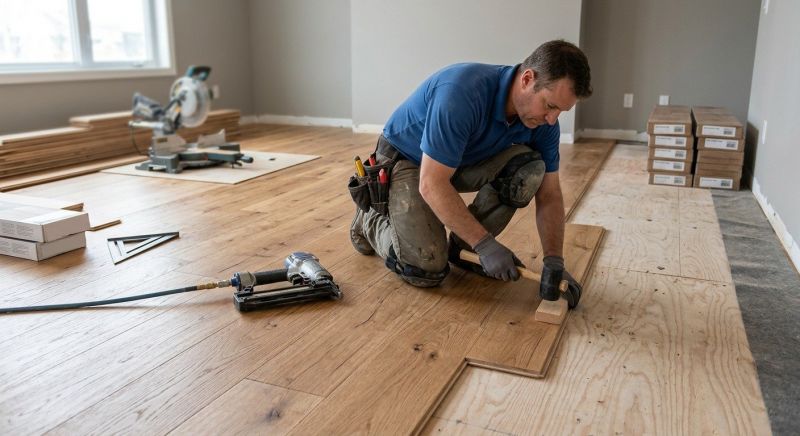 Hardwood Floor Installation in Gray Summit, MO