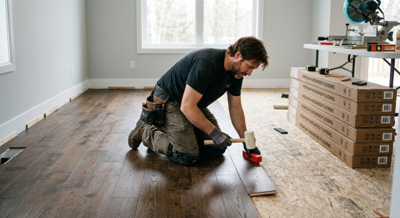 Hardwood Floor Installation in Winfield, MO
