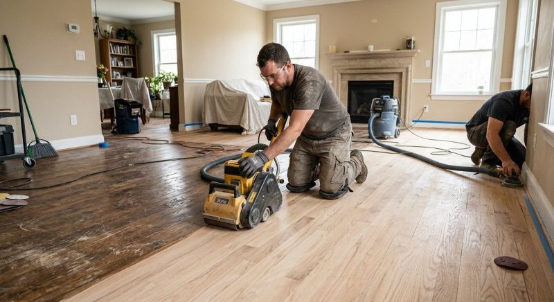 Hardwood Floor Renovation in Wentzville, MO