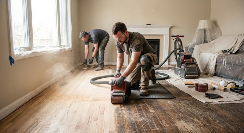 Hardwood Floor Renovation in Wentzville, MO