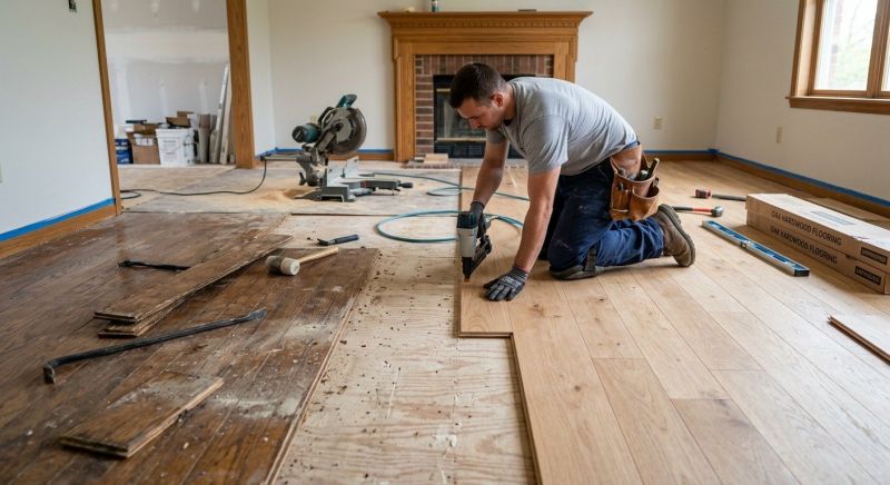 Hardwood Replacement in Wentzville, MO