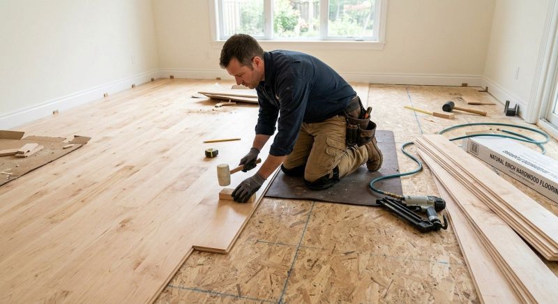 Maple Flooring Installation in Grover, MO