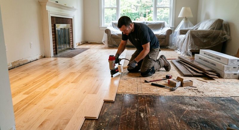 Maple Flooring Installation in Lake Saint Louis, MO