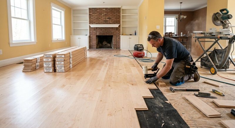 Maple Flooring Installation in Lincoln County, MO