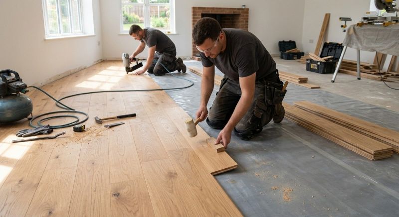 Oak Floor Installation in Lake Saint Louis, MO
