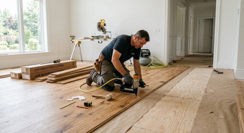 Oak Floor Installation in Lincoln County, MO