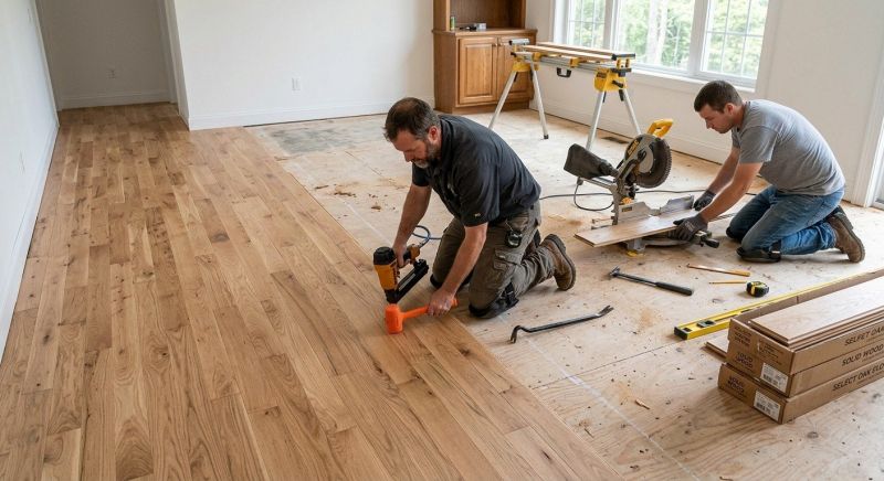 Oak Floor Installation in Wright City, MO