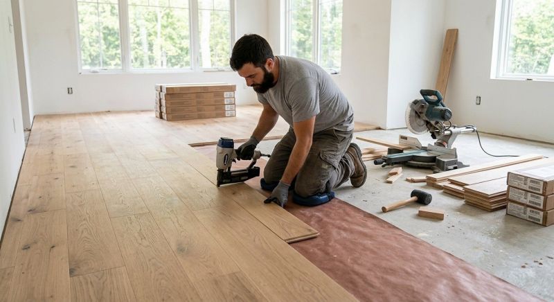 Oak Floor Replacement in Wentzville, MO