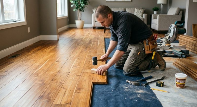Teak Flooring Installation in Wentzville, MO
