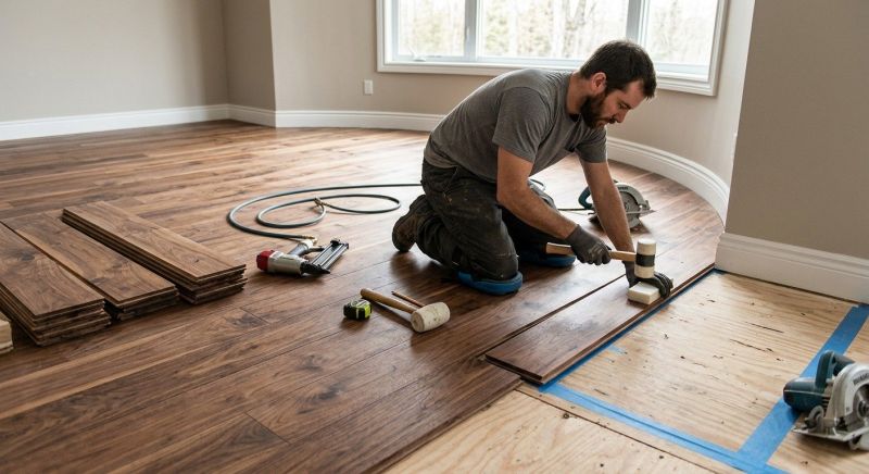 Walnut Flooring Installation in Wentzville, MO