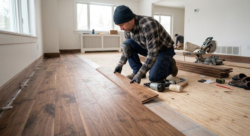 Walnut Flooring Installation in Wentzville, MO