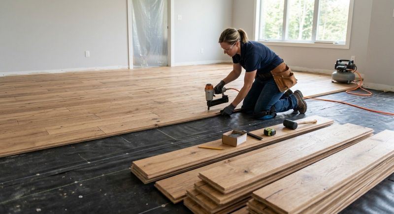 Wide Plank Floor Installation in Wentzville, MO